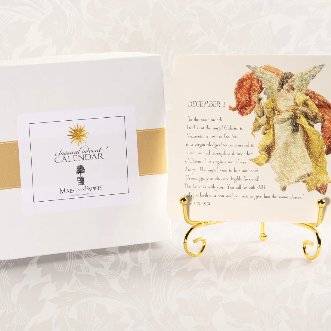 Classical Advent Calendar w/Easel