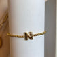 Kids Letters of Gold Initial Bracelet