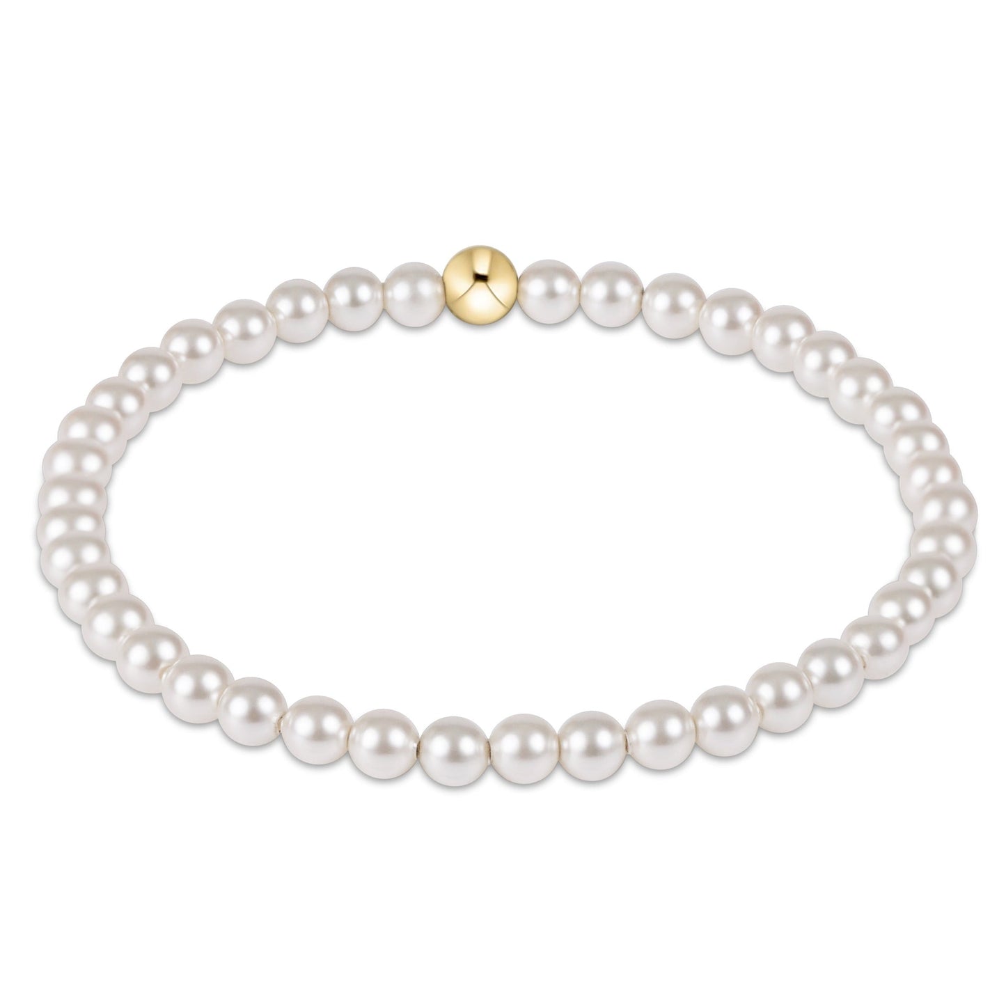 Classic Pearl 4mm Bead Bracelet