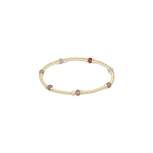Purpose Gemstone 4mm Bracelet - Botswana Agate