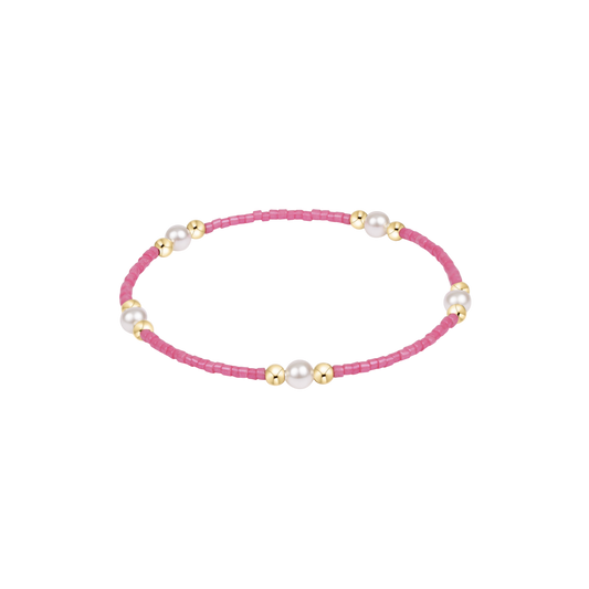 Hope Purpose Pearl Bracelet - Bubblegum