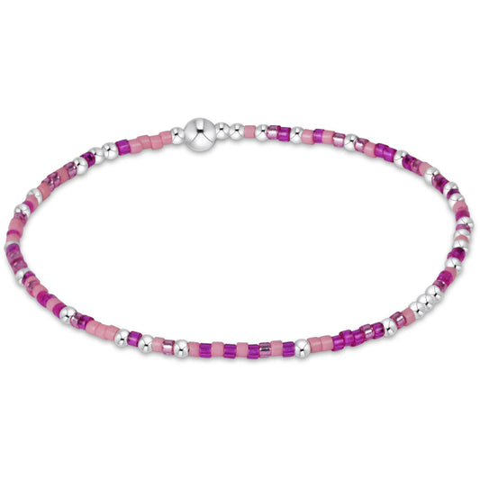 Hope Unwritten Sterling Bracelet - Back to the Fuchsia