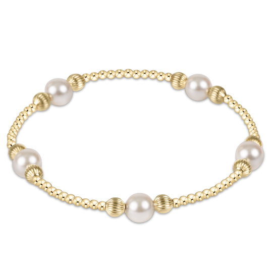 Purpose Pearl 6mm Dignity Gold Bracelet