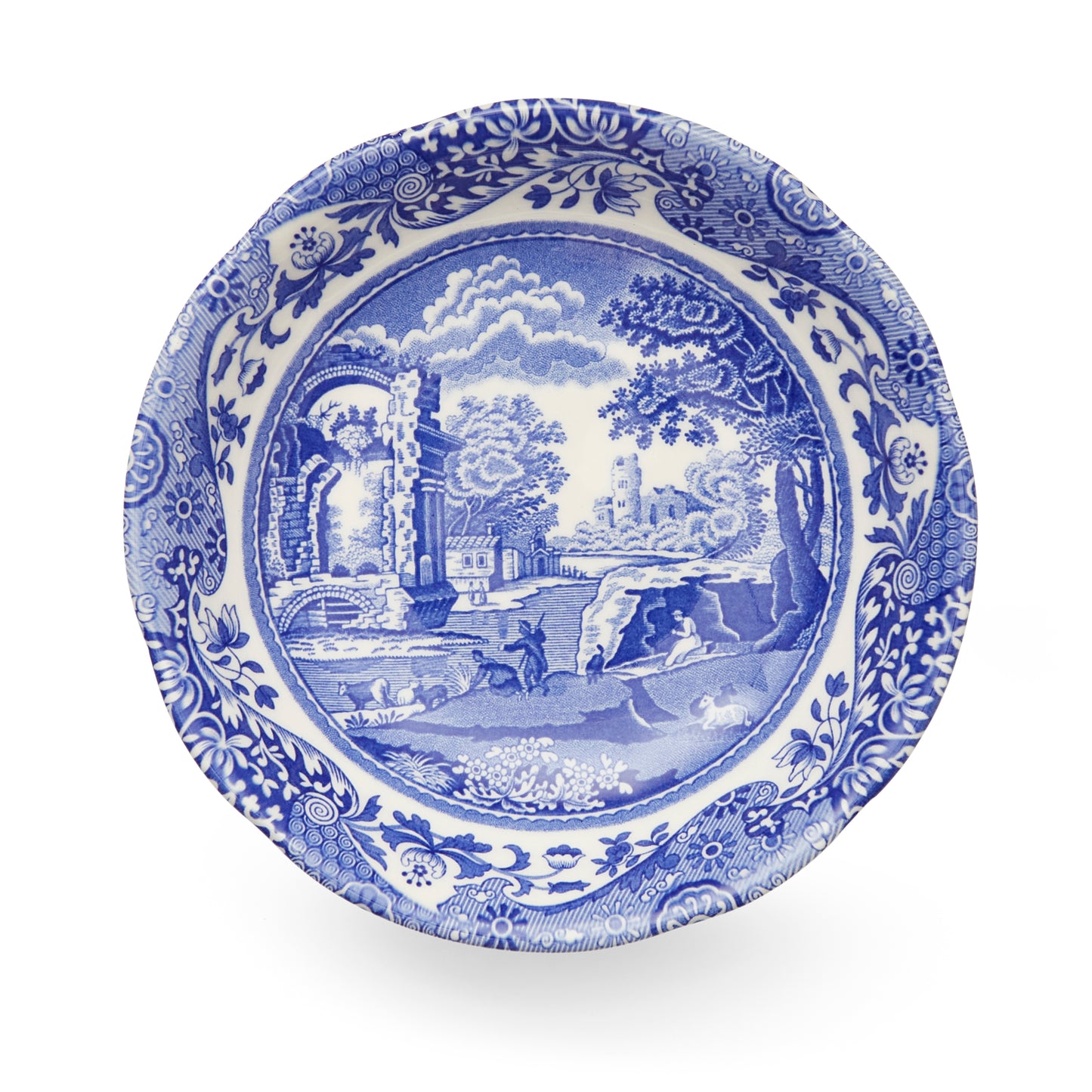 Blue Italian Small Cereal Bowl