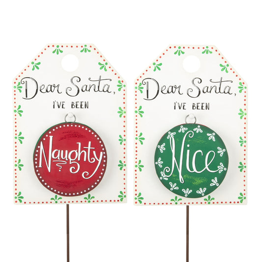 "Dear Santa" Sign & Reversible Charm