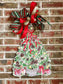 Traditional Pinecone Tree PVC Door Hanger