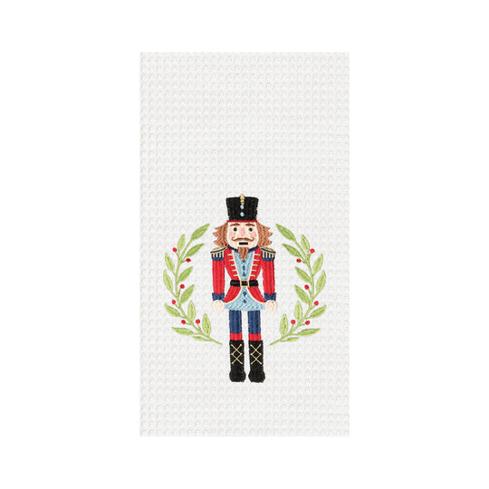 Nutcracker Wreath Kitchen Towel