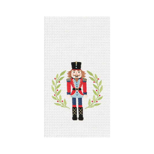 Nutcracker Wreath Kitchen Towel