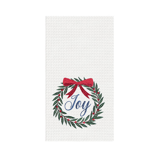 Joy Wreath Kitchen Towel