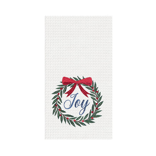 Joy Wreath Kitchen Towel