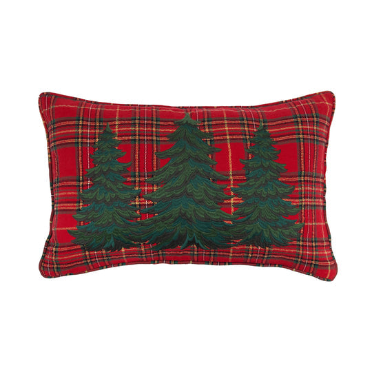 Spruce Tree Plaid Pillow