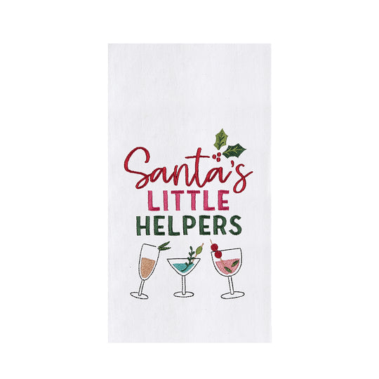 Santa's Little Helper Kitchen Towel