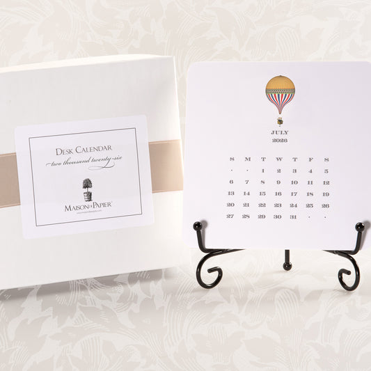 2026 Desk Calendar w/Easel