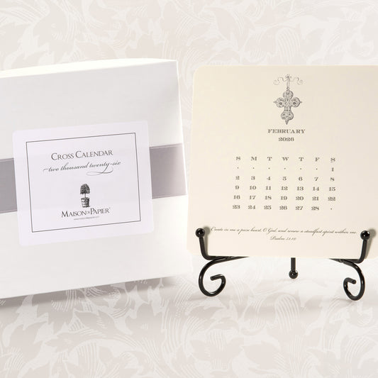 2026 Cross Calendar w/Easel
