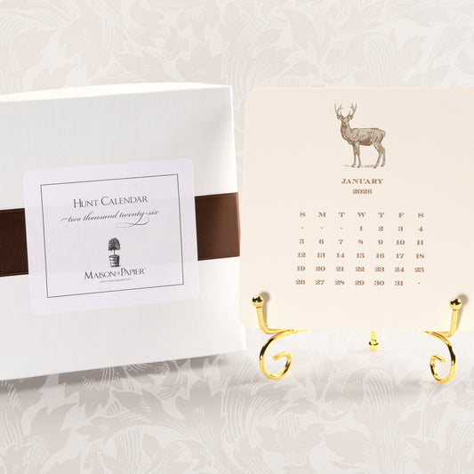 2026 Hunt Calendar w/Easel