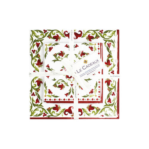 Vischio Cocktail & Dinner Napkin Gift Set