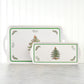 Christmas Tree Large Melamine Handled Tray