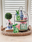Mini Art Boxwood Bunnies