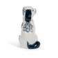Porcelain Staffordshire Dogs Figurines - Navy Blue (2 Styles)