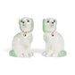 Porcelain Staffordshire Dogs Figurines - Smoke Green (2 Styles)