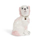 Porcelain Staffordshire Dogs Figurines - Pink (2 Styles)