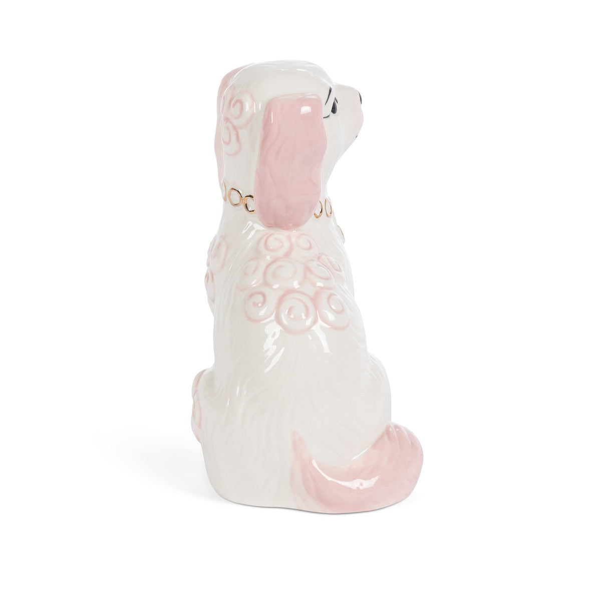 Porcelain Staffordshire Dogs Figurines - Pink (2 Styles)