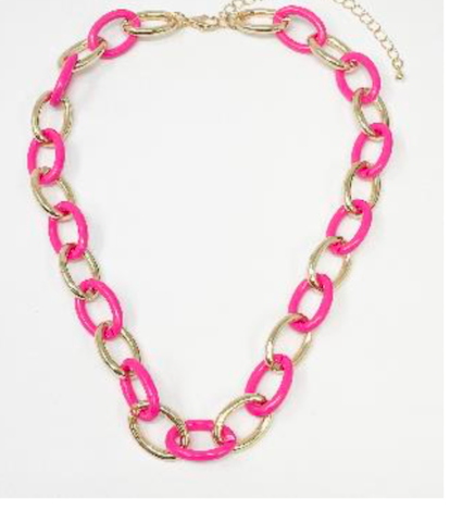 Emma Fuchsia Necklace