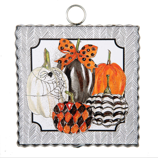 Mini Halloween Pumpkins Print