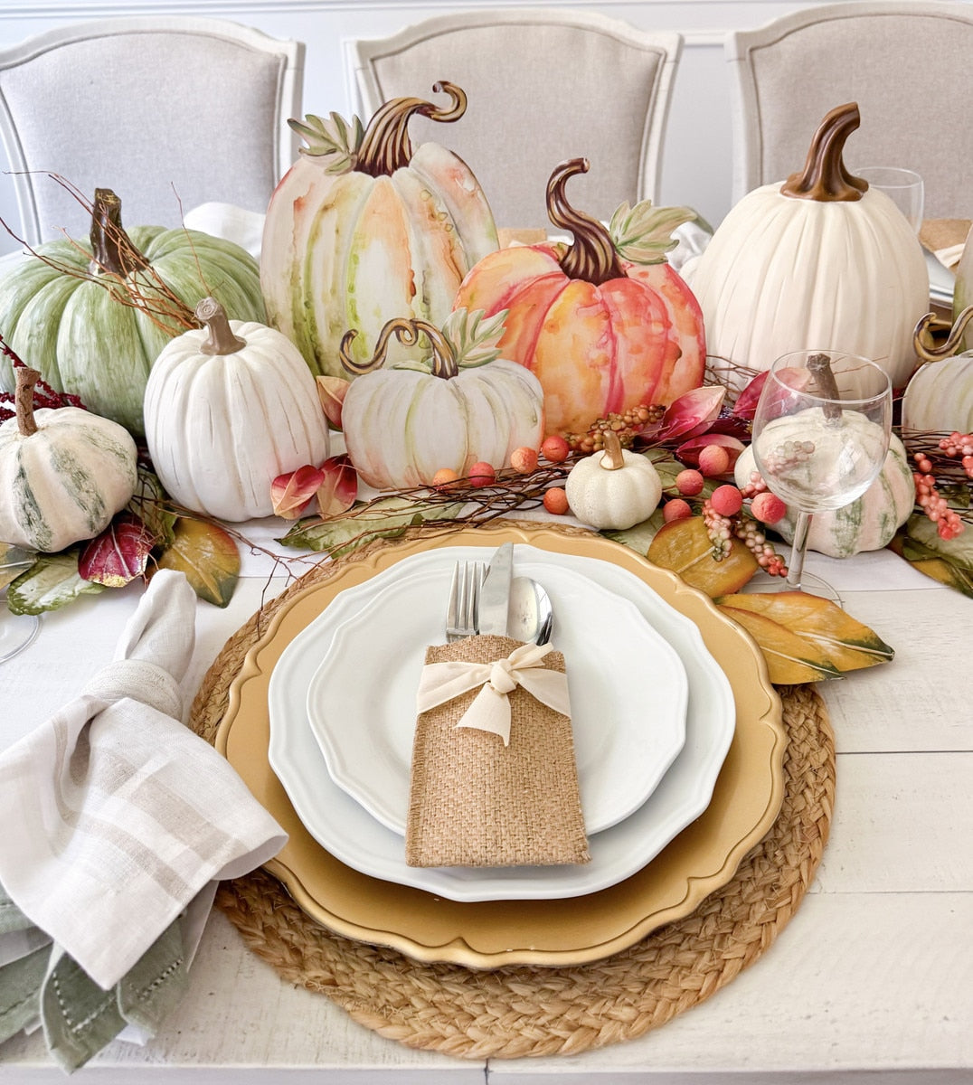 Water Color  Pumpkins