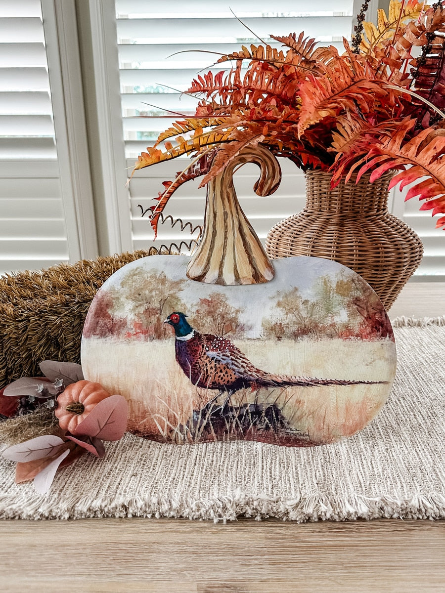 Scenery Pumpkin Pheasant