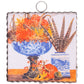 Mini Gallery Blue Bowl of Velvet Pumpkins