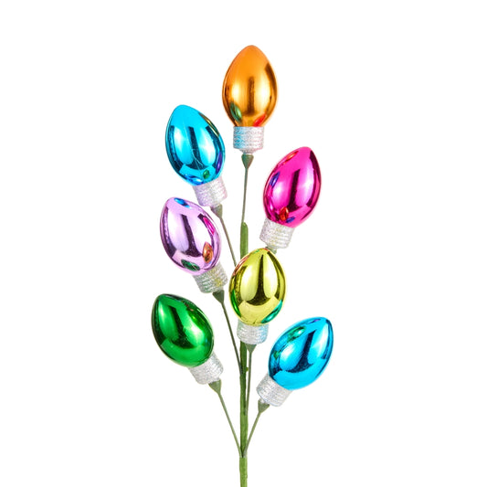 Multicolor Light Bulb Spray - 28"