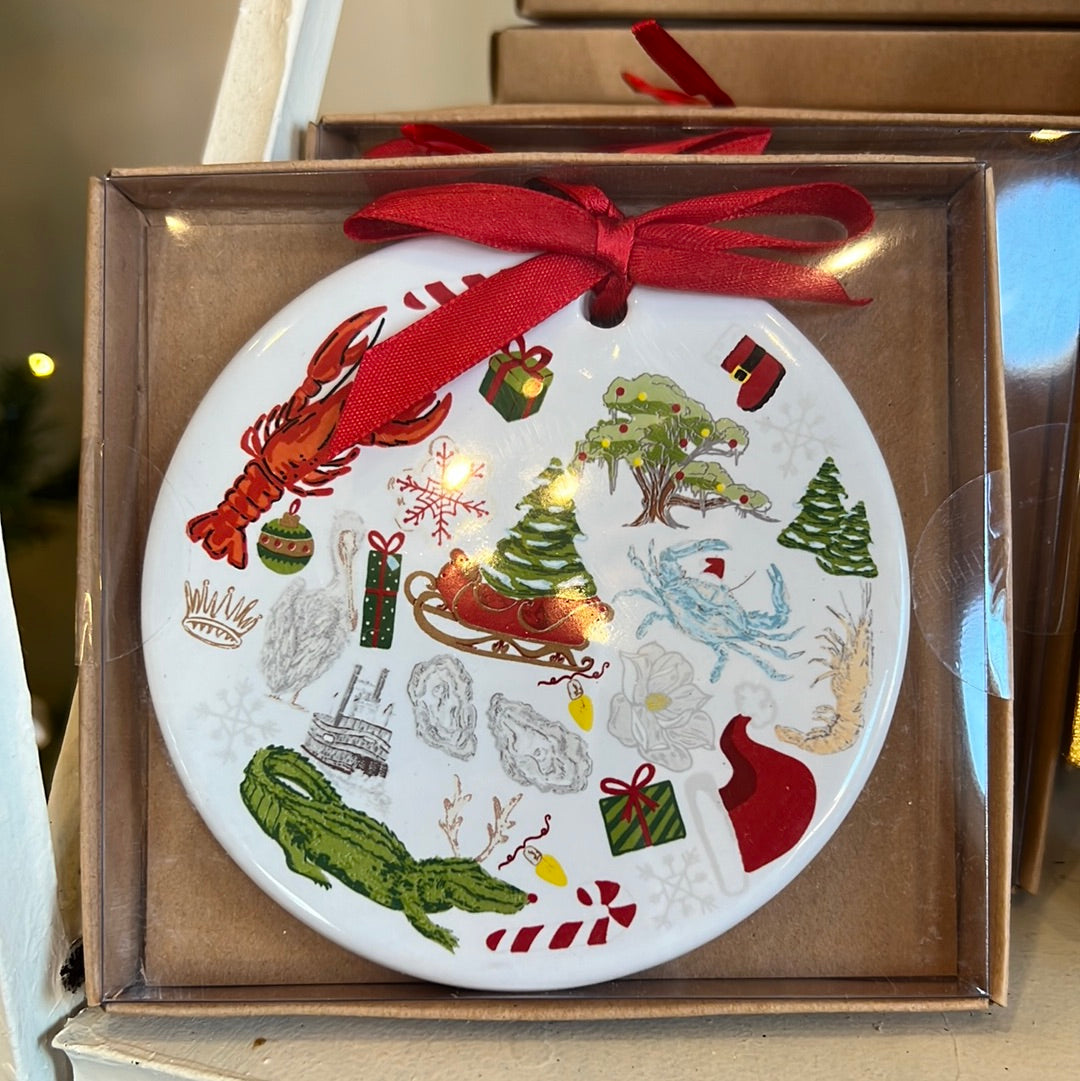 Cajun Christmas Ornament