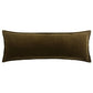 STELLA FAUX SILK VELVET LONG LUMBAR PILLOW