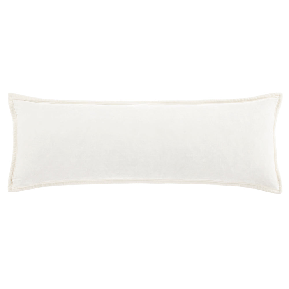 STELLA FAUX SILK VELVET LONG LUMBAR PILLOW