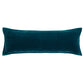 STELLA FAUX SILK VELVET LONG LUMBAR PILLOW