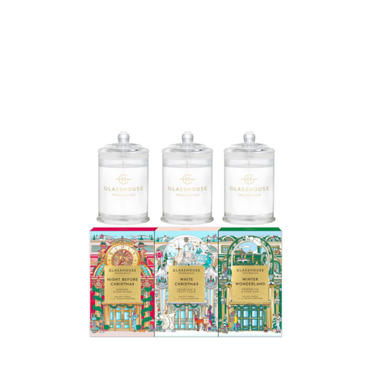Glasshouse Christmas Candles - 3 Scents - 2.11oz