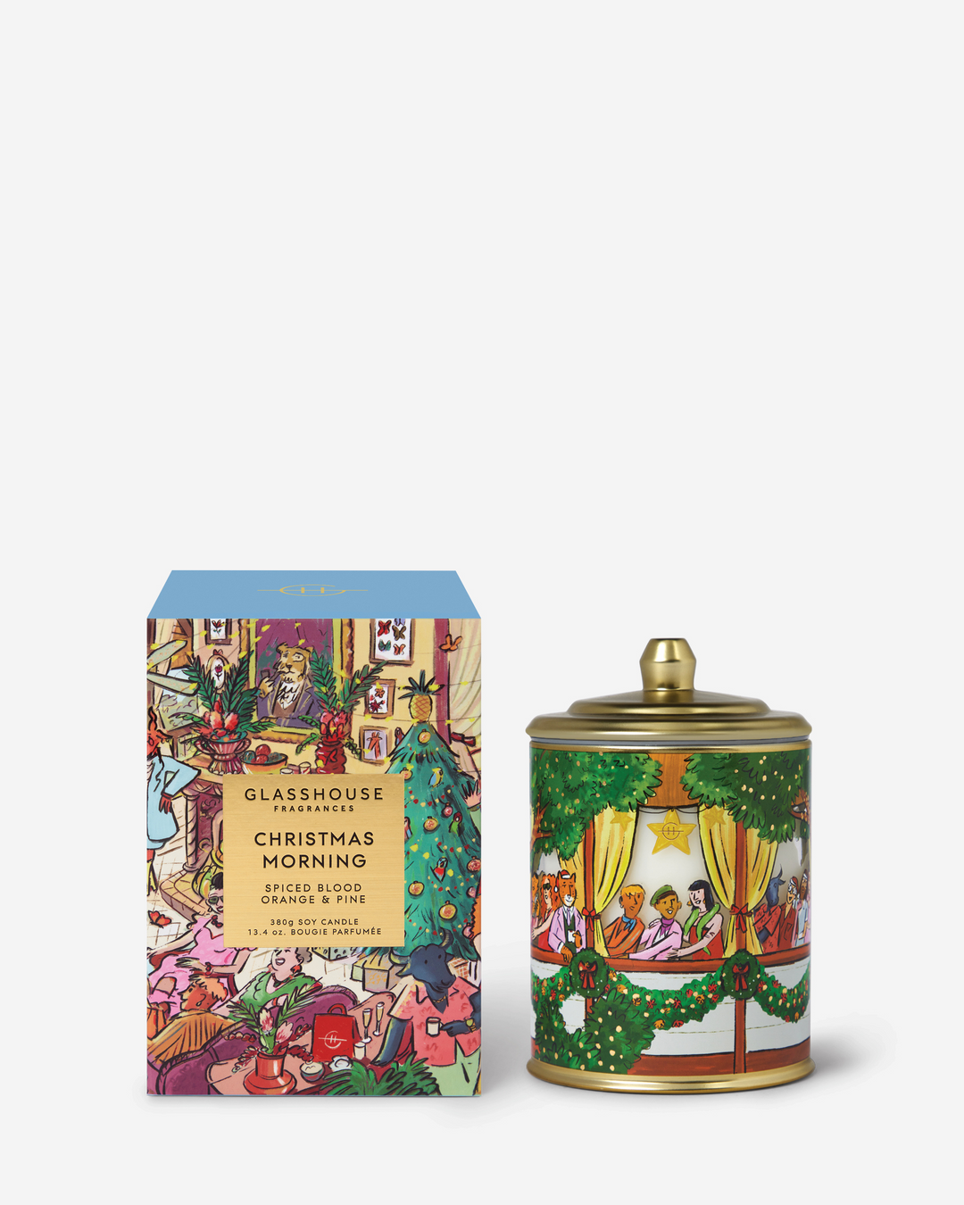 Glasshouse Christmas Candle - Christmas Morning