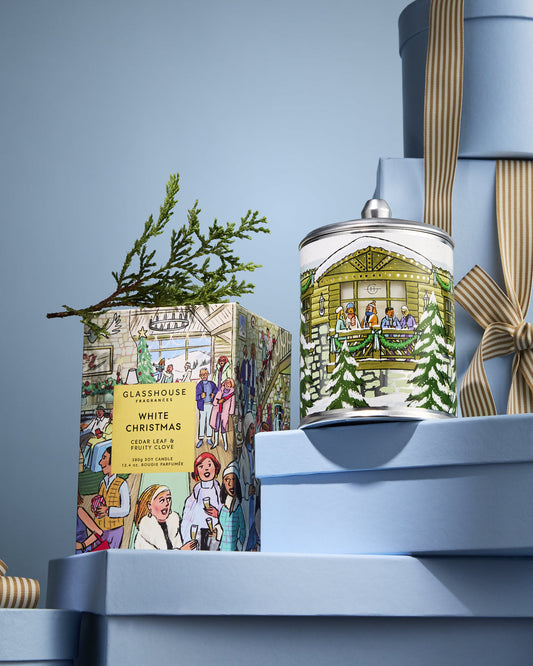 Glasshouse Christmas Candle -White Christmas