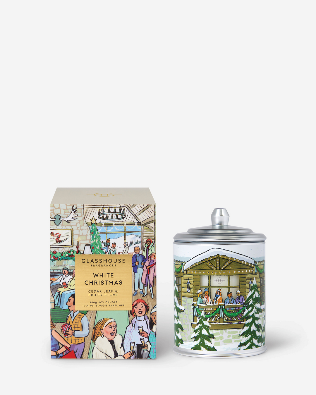 Glasshouse Christmas Candle -White Christmas