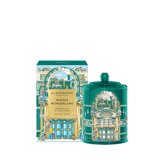 Christmas -Winter Wonderland Glasshouse Candle