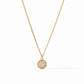 Fleur-de-Lis Solitaire Necklace