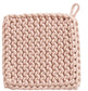 Cotton Crocheted Potholder, 4 Colors