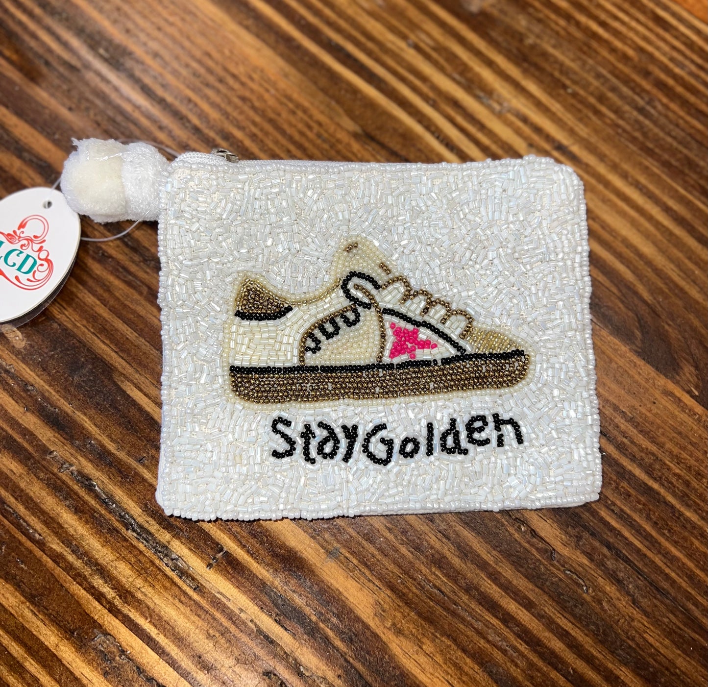 Golden Goose Stay Golden Coin Pouch