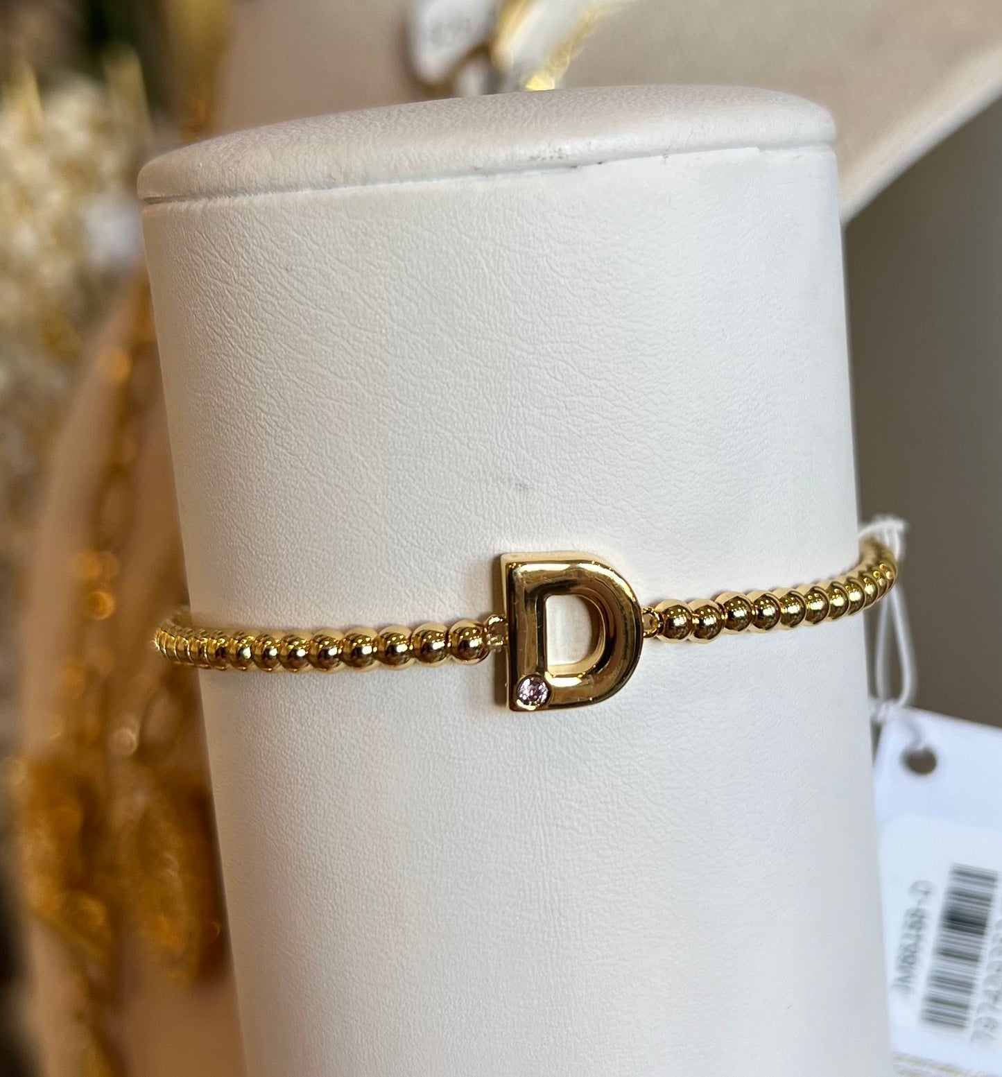 Kids Letters of Gold Initial Bracelet