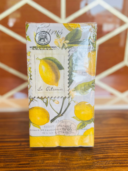 Lemon Basil Hostess Napkin