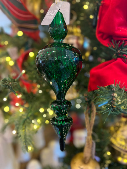 Green Finial Ornament