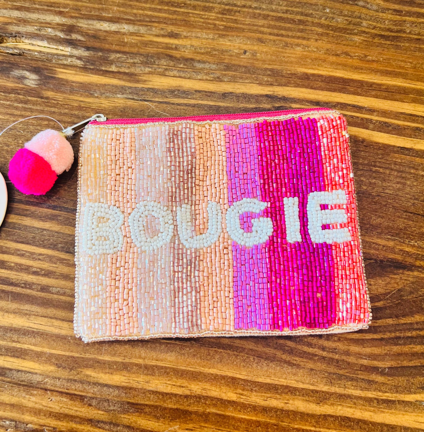 Bougie Beaded Pouch