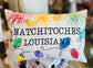 Custom Natchitoches Lumbar Pillows 18x12