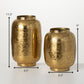 Gunmetal Gold Vase - Set of 2